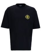 Balenciaga Black Organic Cotton T-shirt With Logo Balenciaga Black Organic Cotton T-shirt With Logo - Black