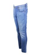 Sartoria Tramarossa Leonardo Stretch Selvedge Denim Trousers With 5 Pockets With Tailored Stitching Sartoria Tramarossa Leonardo Stretch Selvedge Denim Trousers With 5 Pockets With Tailored Stitching - Denim