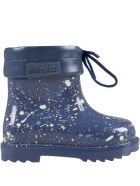 Melissa Blue Boots For Kids With Spots Melissa Blue Boots For Kids With Spots - Blue