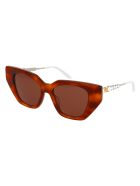 Gg0641s Sunglasses Gucci Gg0641s Sunglasses - 003 HAVANA SILVER BROWN