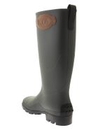 Tod's Rain Boot With Logo Tod's Rain Boot With Logo - Black