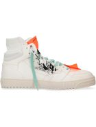 Off-White Off Court Leather High-top Sneakers Off-White Off Court Leather High-top Sneakers - White