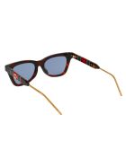 Gg0598s Sunglasses Gucci Gg0598s Sunglasses - 002 HAVANA HAVANA BLUE