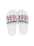 White D2kids Icon Slides Dsquared2 White D2kids Icon Slides