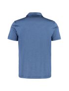 Giorgio Armani Silk And Cotton Polo Shirt Giorgio Armani Silk And Cotton Polo Shirt - Denim