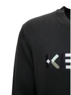 Kenzo Grey Wool Sweater With Logo Kenzo Grey Wool Sweater With Logo - Grey