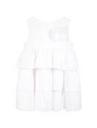 Little Bear White Dress For Baby Girl Little Bear White Dress For Baby Girl - White