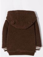 Fendi Sweatshirt With Ff Teddy Logo Fendi Sweatshirt With Ff Teddy Logo - Brown