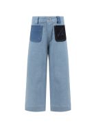 Sonia Rykiel Light Blue Jeans For Girl With Logo Sonia Rykiel Light Blue Jeans For Girl With Logo - Denim