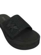 Michael Kors Platform Slide Flat Shoes Michael Kors Platform Slide Flat Shoes - BLACK