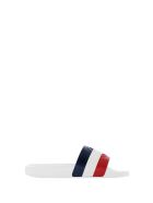 Moncler Moncler Logo Embossed Slides Moncler Moncler Logo Embossed Slides - WHITE