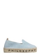 Philosophy x Manebí Logo Print Espadrille Philosophy x Manebí Logo Print Espadrille - Blue