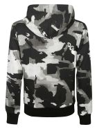 Dolce & Gabbana Camouflage Logo Hoodie Dolce & Gabbana Camouflage Logo Hoodie - Black/White