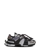 Dolce & Gabbana Space Multicolor Sneaker In Mix Of Materials Dolce & Gabbana Space Multicolor Sneaker In Mix Of Materials - Grey