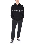 Givenchy Sweatshirt With 4g Embroidery Givenchy Sweatshirt With 4g Embroidery - Nero