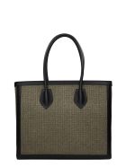 Balmain Tote In Khaki Canvas Balmain Tote In Khaki Canvas - khaki