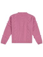 Il Gufo Pink Woven Wool Sweater Il Gufo Pink Woven Wool Sweater - Pink
