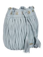 Miu Miu Matelassé Bucket Bag Miu Miu Matelassé Bucket Bag - Cielo