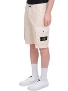 Stone Island Shorts In Beige Cotton Stone Island Shorts In Beige Cotton - beige