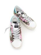 Golden Goose Hi Star Camouflage Hibiscus Upper Suede Star Laminated Heel Golden Goose Hi Star Camouflage Hibiscus Upper Suede Star Laminated Heel - Multi