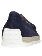 Tod's Nuova Pantofola Rafia Flat Shoes Tod's Nuova Pantofola Rafia Flat Shoes - BLUE