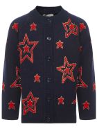 Gucci Junior Cardigan Gucci Junior Cardigan - Red/blue