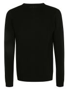 Rick Owens Round Neck Biker Sweater Rick Owens Round Neck Biker Sweater - Black