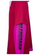 Unisex Pink Your Logo Here T-shirt With Hood Balenciaga Unisex Pink Your Logo Here T-shirt With Hood - Raspberry/white