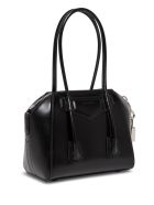 Givenchy Antigona Lock Handbag In Black Leather Givenchy Antigona Lock Handbag In Black Leather - Black