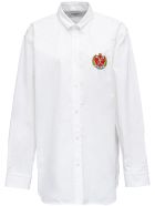 Balenciaga White Organic Cotton Shirt With Patch Detail Balenciaga White Organic Cotton Shirt With Patch Detail - White
