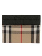 Burberry Sandon Vintage Check Card Holder Burberry Sandon Vintage Check Card Holder - Black
