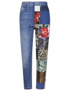 Dolce & Gabbana Multi-patched Denim Jeans Dolce & Gabbana Multi-patched Denim Jeans - Multicolor