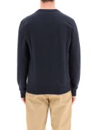 Maison Kitsuné Mirror Logo Crewneck Sweatshirt Maison Kitsuné Mirror Logo Crewneck Sweatshirt - DARK NAVY (Blue)