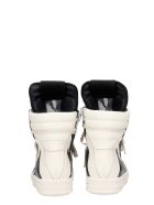 Rick Owens Geobasket Sneakers In Black Leather Rick Owens Geobasket Sneakers In Black Leather - black