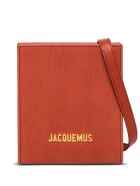 Jacquemus Le Gadjo Crossobody Bag In Brick Red Leather Jacquemus Le Gadjo Crossobody Bag In Brick Red Leather - Red