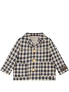 Gucci Blue And Ivory Jacket For Babyboy Gucci Blue And Ivory Jacket For Babyboy - Blue