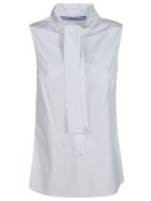 Prada Sleeveless Flared Shirt Prada Sleeveless Flared Shirt - White