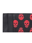 Alexander McQueen Skull Cards Holder Alexander McQueen Skull Cards Holder - Nero e Rosso