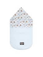 Moschino Light Blue Sleeping Bag For Baby Boy With Logo Moschino Light Blue Sleeping Bag For Baby Boy With Logo - Light Blue