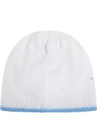 Little Bear White Hat For Babyboy With Polka-dots Little Bear White Hat For Babyboy With Polka-dots - White