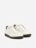 Replica Leather Sneakers With Contrasting Inserts Maison Margiela Replica Leather Sneakers With Contrasting Inserts - T1003
