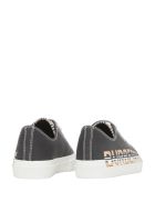 Burberry Larkhall Cotton Sneakers With Logo Print Burberry Larkhall Cotton Sneakers With Logo Print - Black