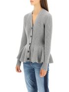 Shaped Cardigan Alexander McQueen Shaped Cardigan - Grigio