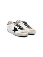 Golden Goose Sneakers With Spotted Back And Black Star Golden Goose Sneakers With Spotted Back And Black Star - Bia-begie-leopardato