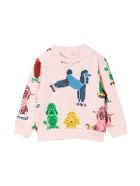 Stella McCartney Kids Newborn Pink Sweatshirt Stella McCartney Kids Newborn Pink Sweatshirt