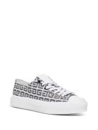 Givenchy 4g Jacquard City Sneakers Givenchy 4g Jacquard City Sneakers - White/black
