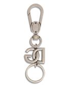 Dolce & Gabbana Brass Keychain With Logo Dolce & Gabbana Brass Keychain With Logo - Metallic
