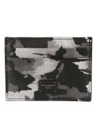 Dolce & Gabbana Logo Plaque Card Holder Dolce & Gabbana Logo Plaque Card Holder - Black/White/Grey