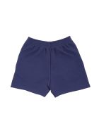 Blue Balenciaga Political Campaign Kid Bermuda Shorts Balenciaga Blue Balenciaga Political Campaign Kid Bermuda Shorts - Pacific blue/white