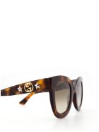Gucci Gucci Gg0208s Havana Sunglasses Gucci Gucci Gg0208s Havana Sunglasses - Havana